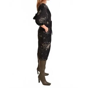 NEW TRAFFIC PEOPLE divine madness duster in black floral
